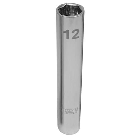 Durston Manufacturing 12 Mm Extra Deep Metric Socket 1/4 EDM412